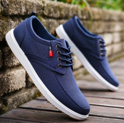 Men Casual Shoes Summer Canvas Shoes Men Breathable Casual Canvas Men Shoes Walking Men Shoes Chaussure Homme Factory sales